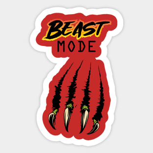 BEAST mode Sticker